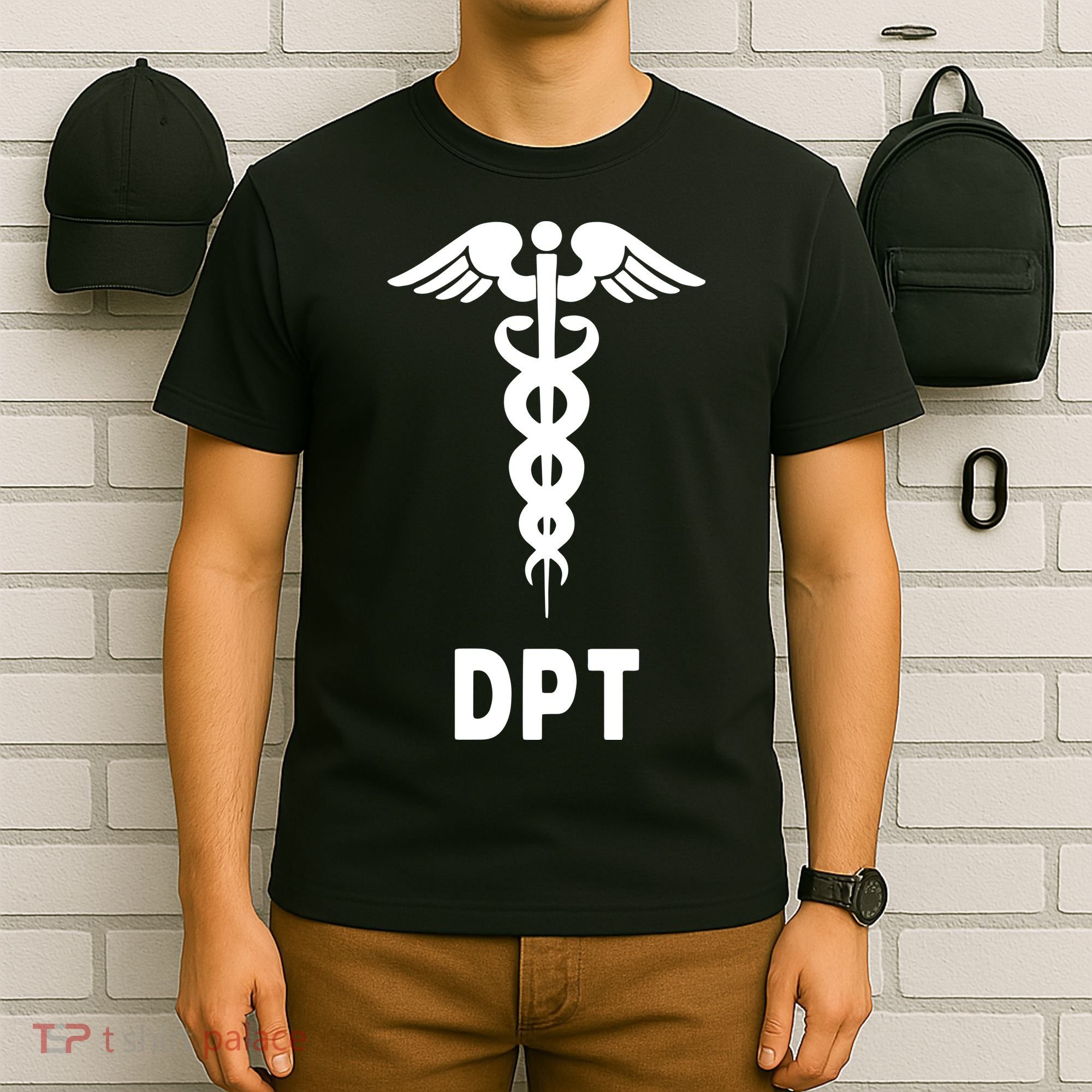 Doctor Of Physical Therapy DPT Caduceus Symbol Gifts T-Shirt