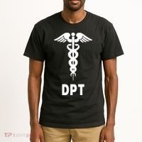 Doctor Of Physical Therapy DPT Caduceus Symbol Gifts Tall T-Shirt thumb 2