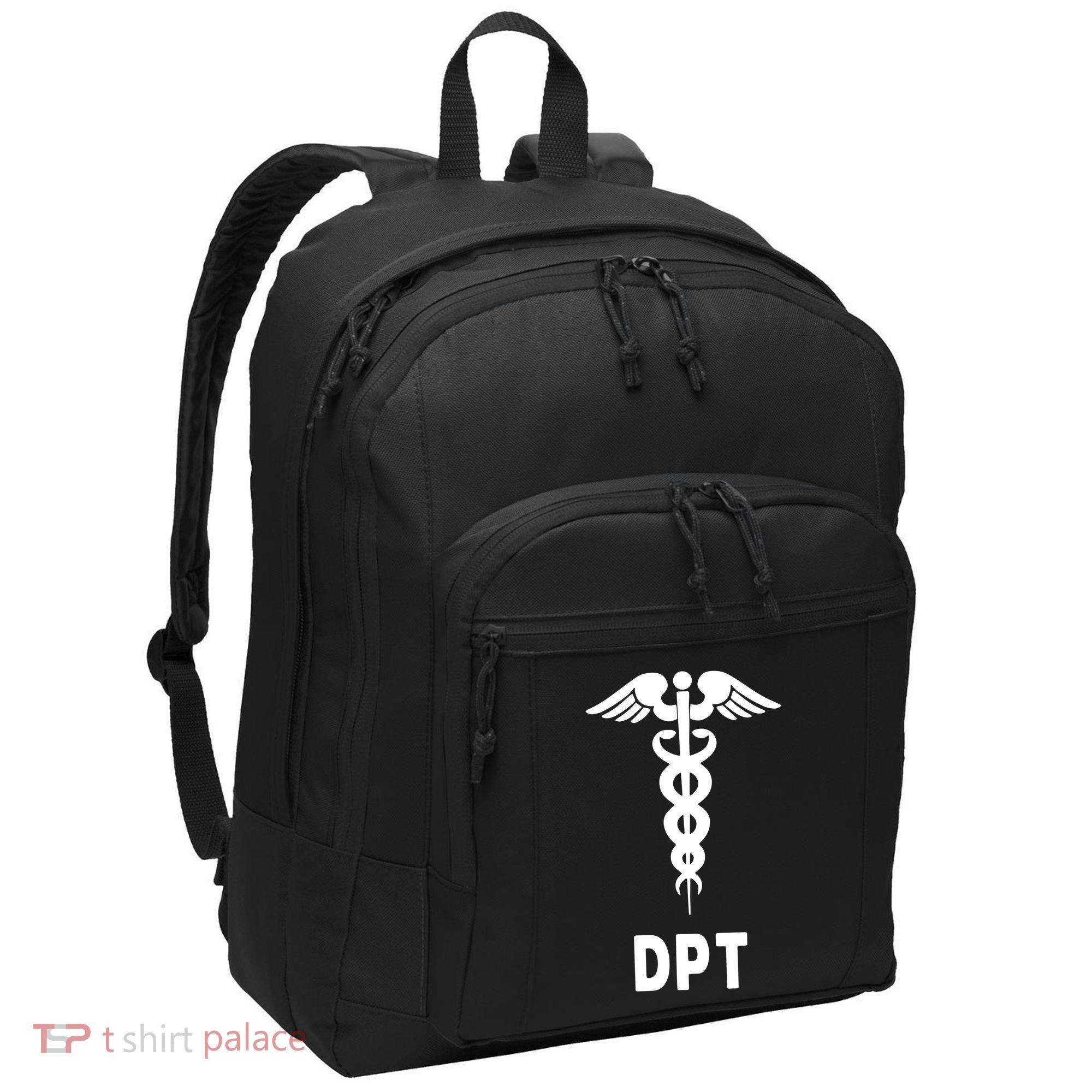 Doctor Of Physical Therapy DPT Caduceus Symbol Gifts Port Authority Basic Backpack