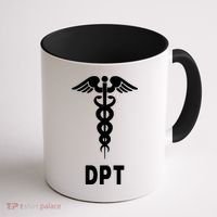 Doctor Of Physical Therapy DPT Caduceus Symbol Gifts Coffee Mug thumb 1