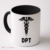 Doctor Of Physical Therapy DPT Caduceus Symbol Gifts Coffee Mug thumb 0