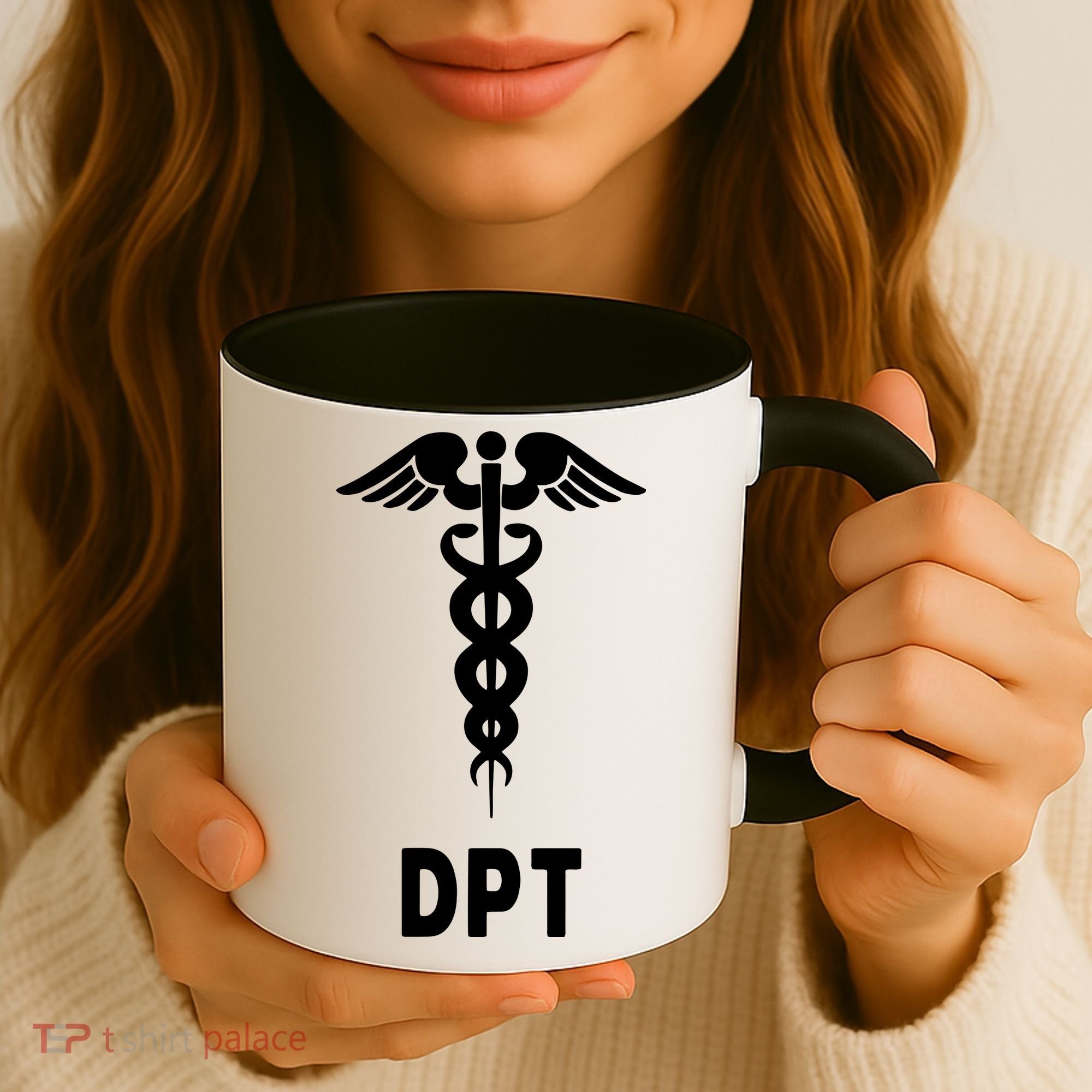 Doctor Of Physical Therapy DPT Caduceus Symbol Gifts Coffee Mug