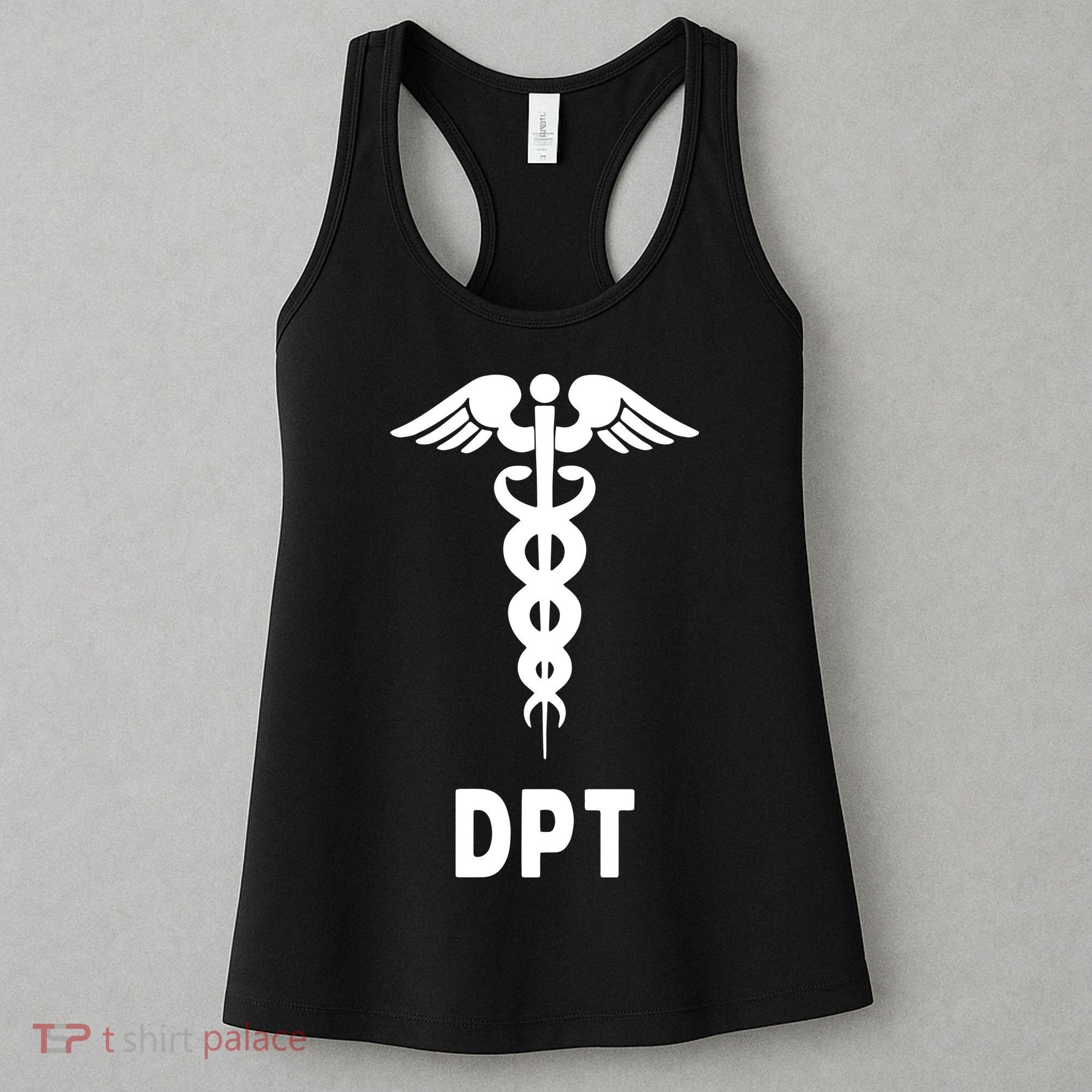 Doctor Of Physical Therapy DPT Caduceus Symbol Gifts Women's Tank Top