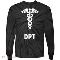 Doctor Of Physical Therapy DPT Caduceus Symbol Gifts Tie-Dye Long Sleeve Shirt thumb 0