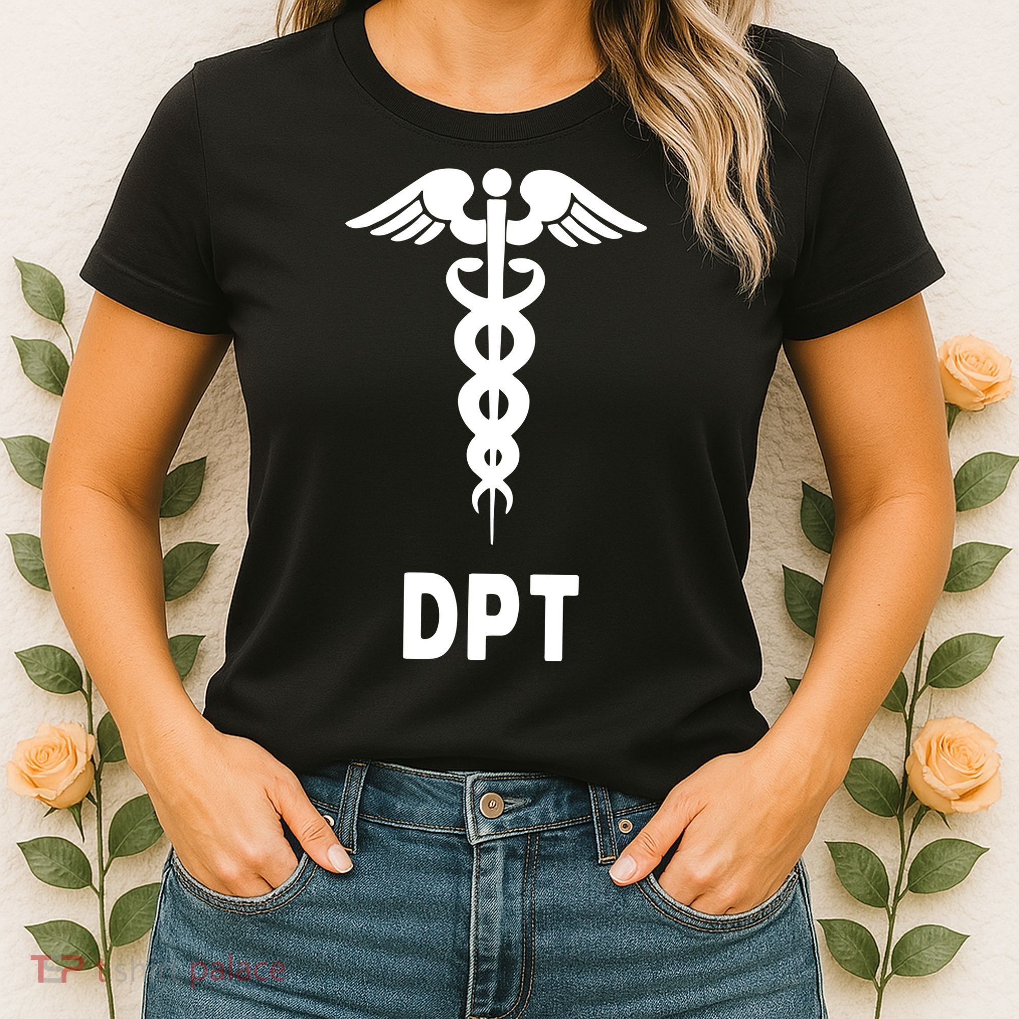 Doctor Of Physical Therapy DPT Caduceus Symbol Gifts Women's T-Shirt