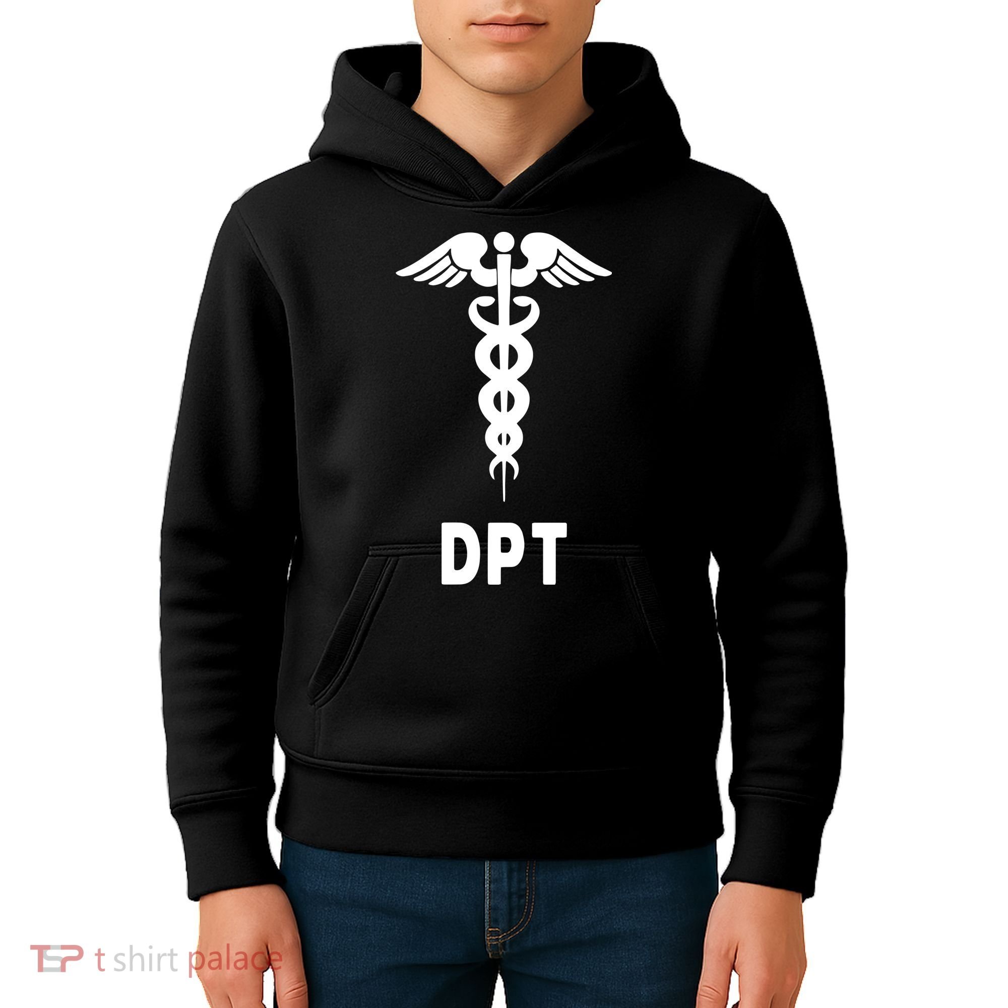 Doctor Of Physical Therapy DPT Caduceus Symbol Gifts Kids Hoodie