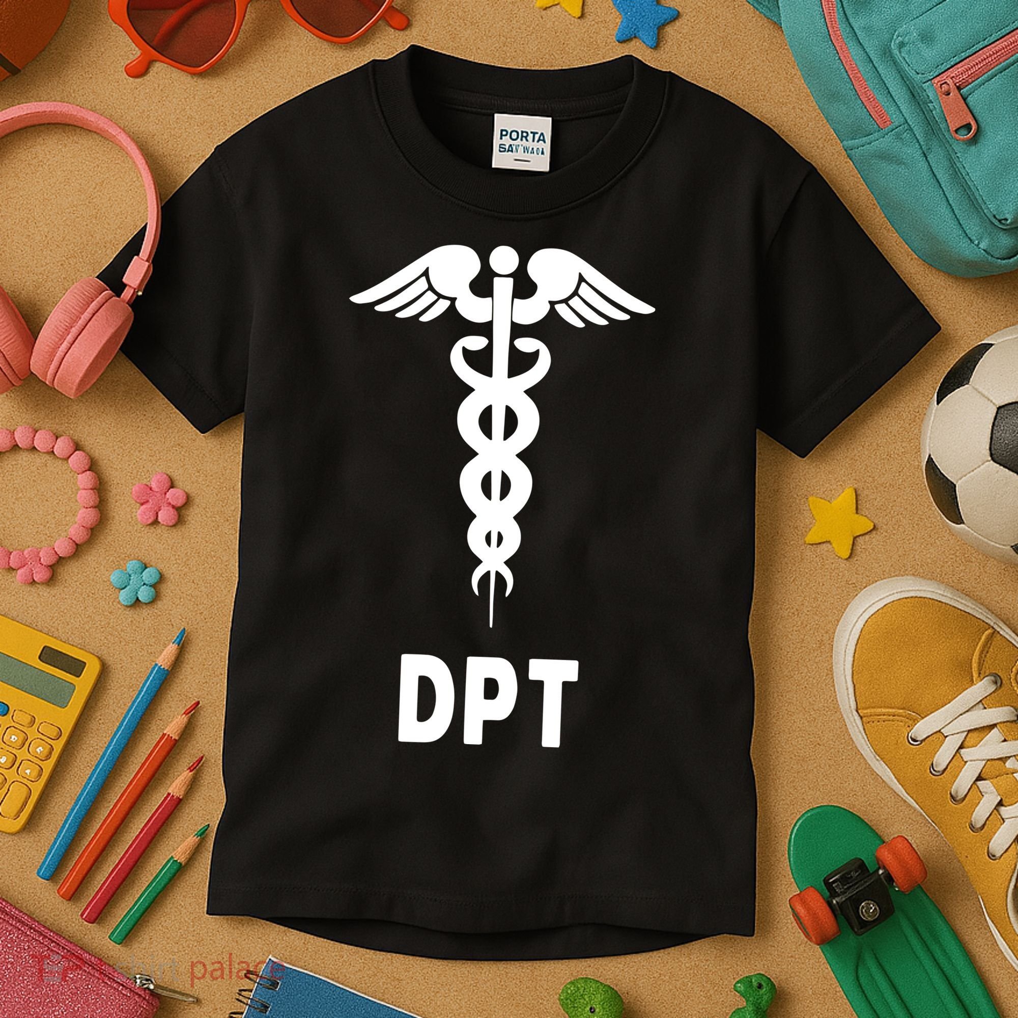 Doctor Of Physical Therapy DPT Caduceus Symbol Gifts Kids T-Shirt