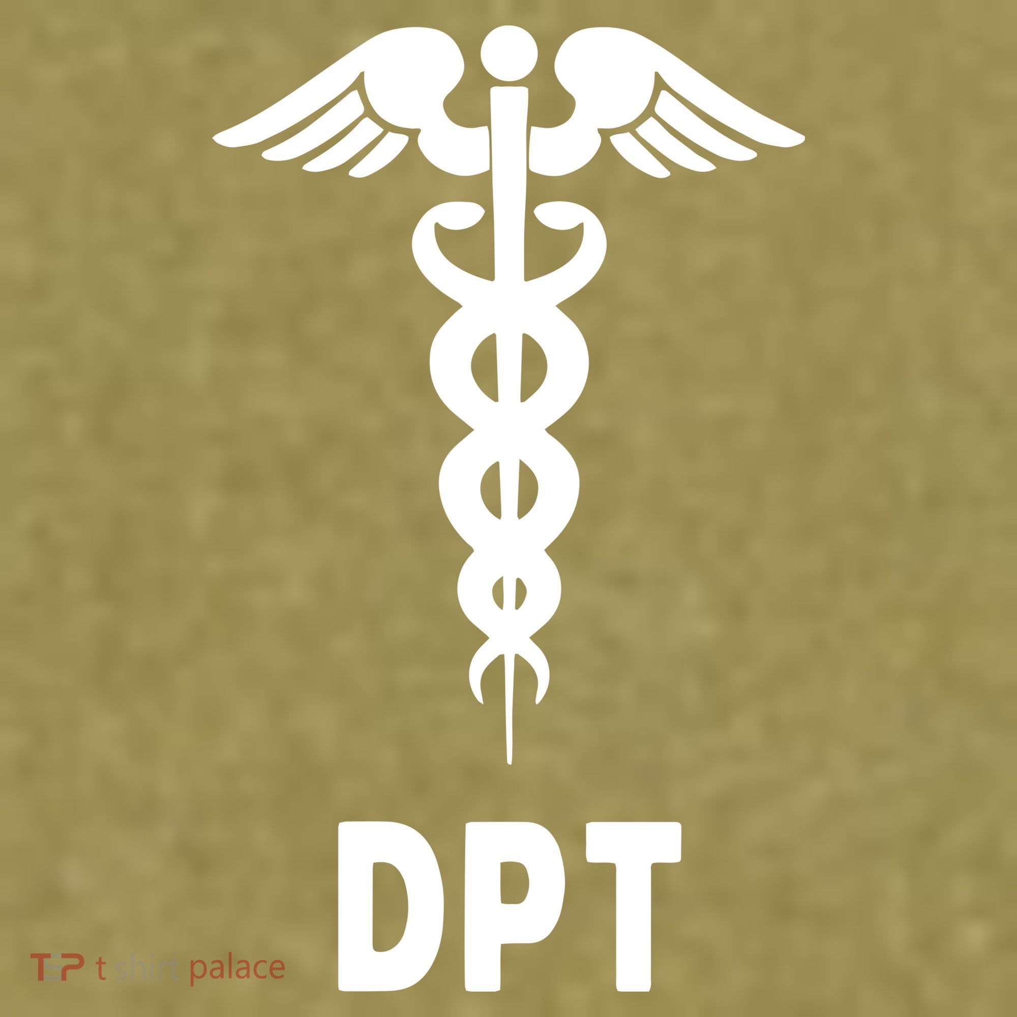 Doctor Of Physical Therapy DPT Caduceus Symbol Gifts Garment-Dyed Women's Muscle Tee