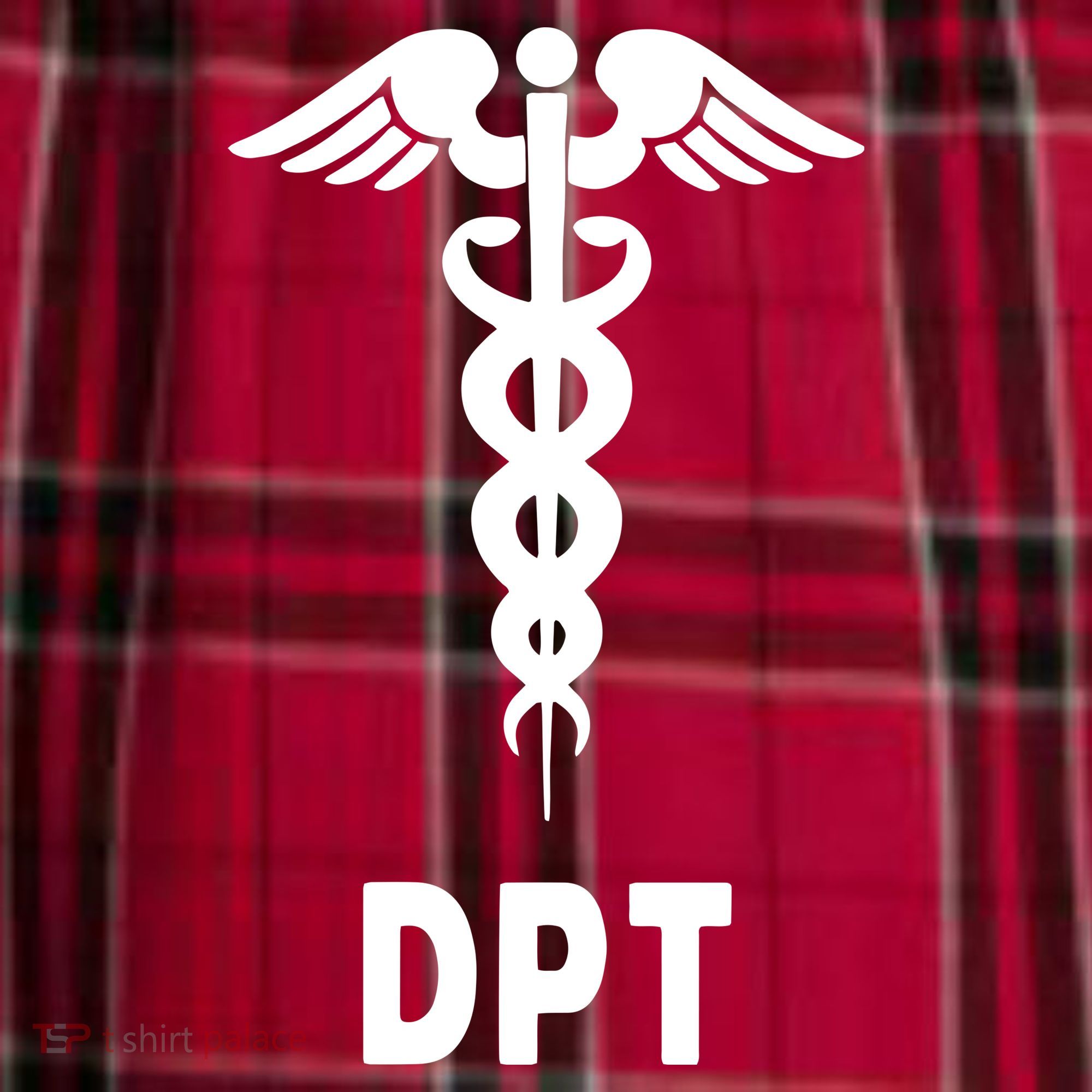 Doctor Of Physical Therapy DPT Caduceus Symbol Gifts Women's Flannel Plaid Pajama Pants