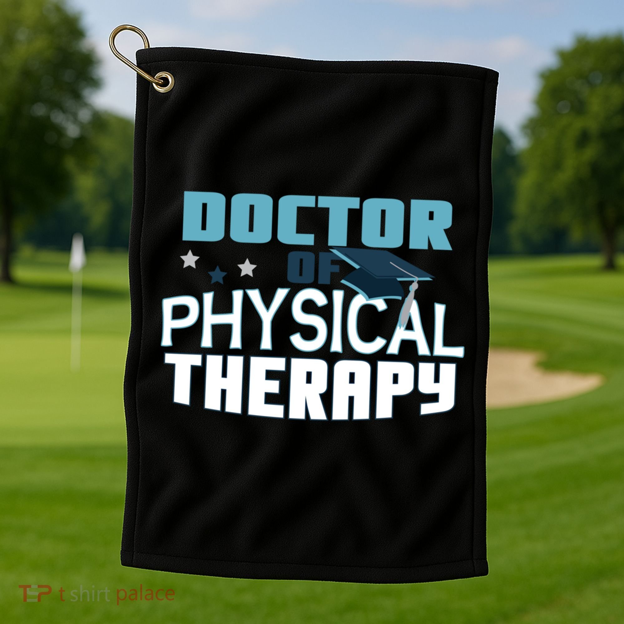 Doctor Of Physical Therapy Graduation Therapist Dpt Graduate Gift Golf Towel