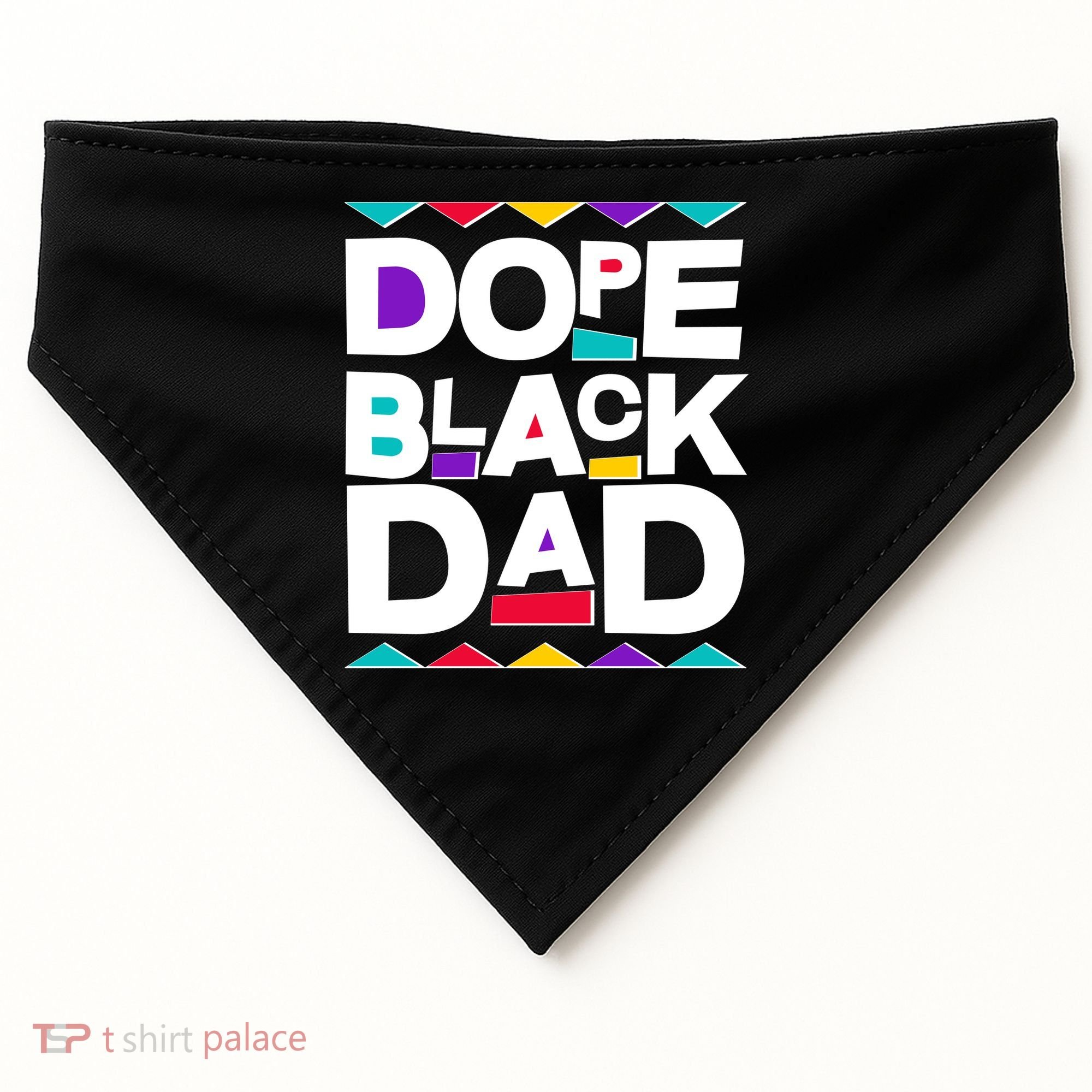 Dope Black Dad USA-Made Doggie Bandana