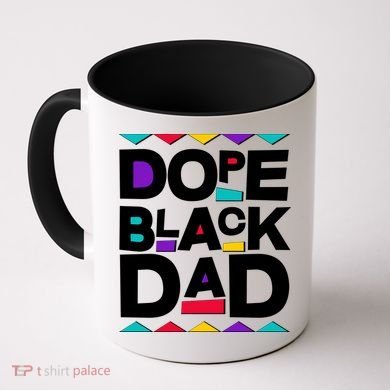 Dope Black Dad Coffee Mug