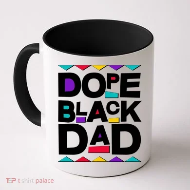 Dope Black Dad Coffee Mug