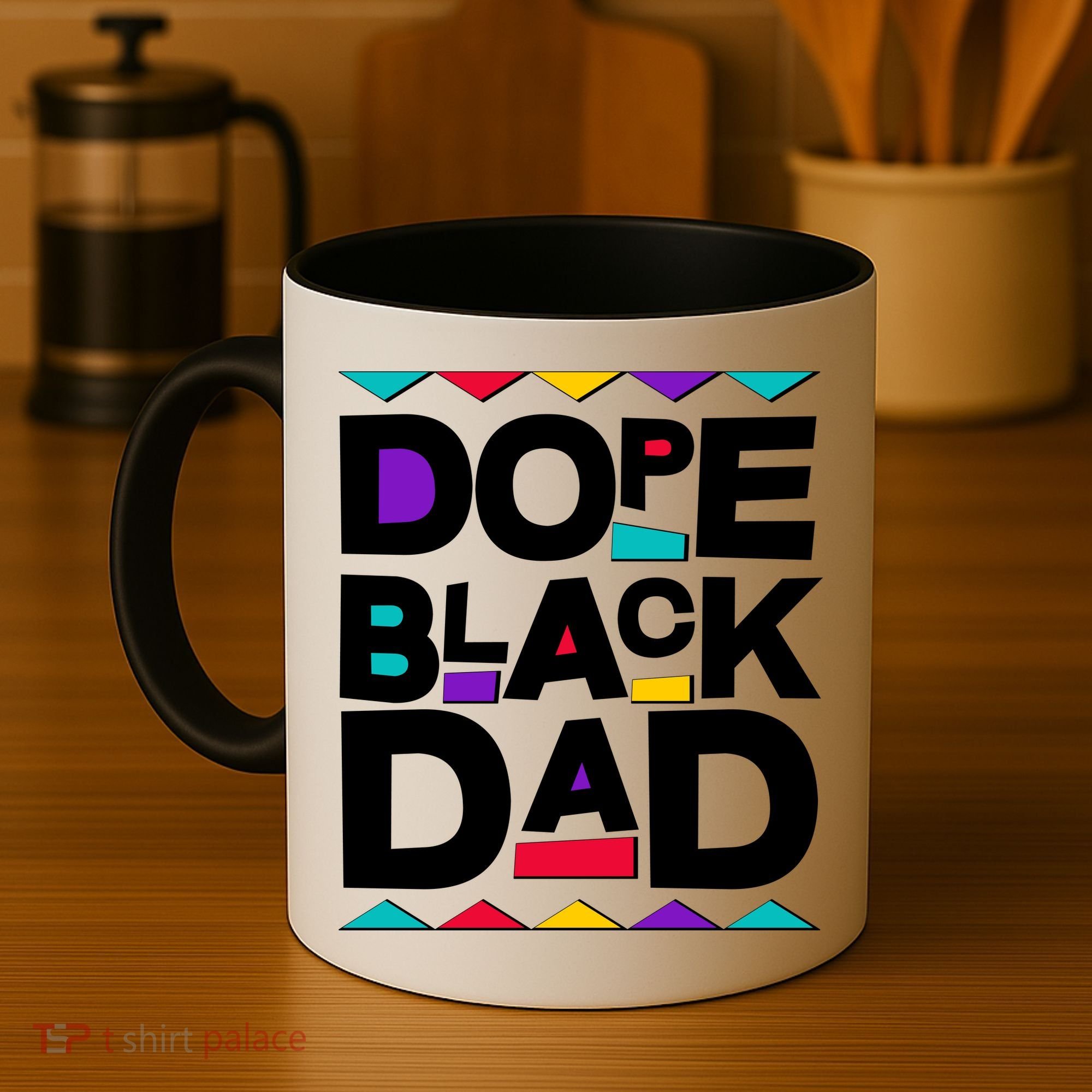 Dope Black Dad Coffee Mug