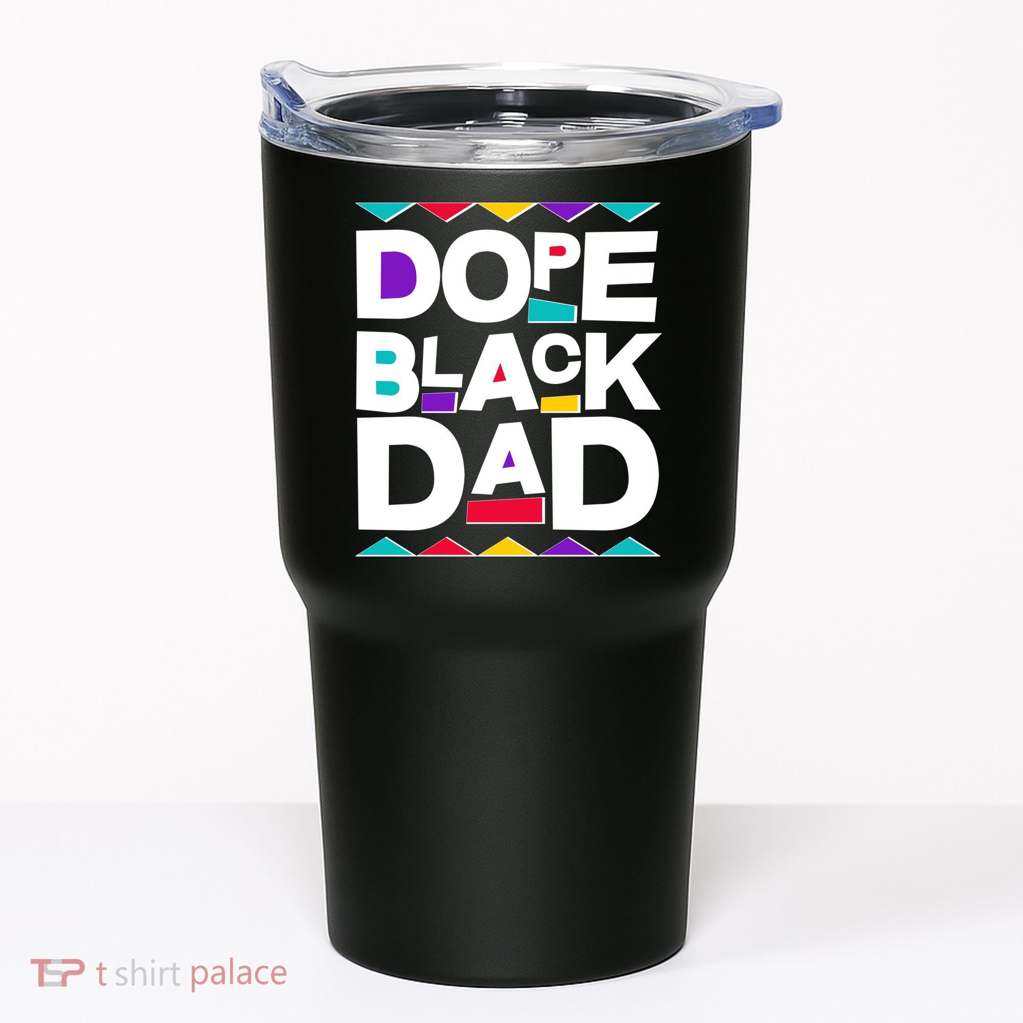 Dope Black Dad Tumbler