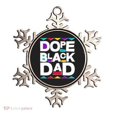 Dope Black Dad Ornament