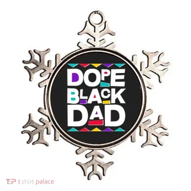 Dope Black Dad Ornament