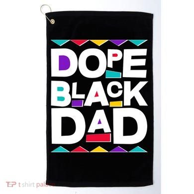 Dope Black Dad Golf Towel