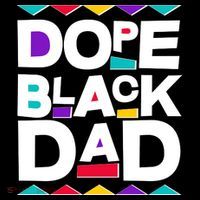 Dope Black Dad Kids Sweatshirt thumb 2