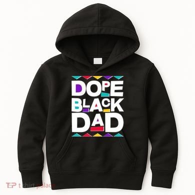 Dope Black Dad Kids Hoodie