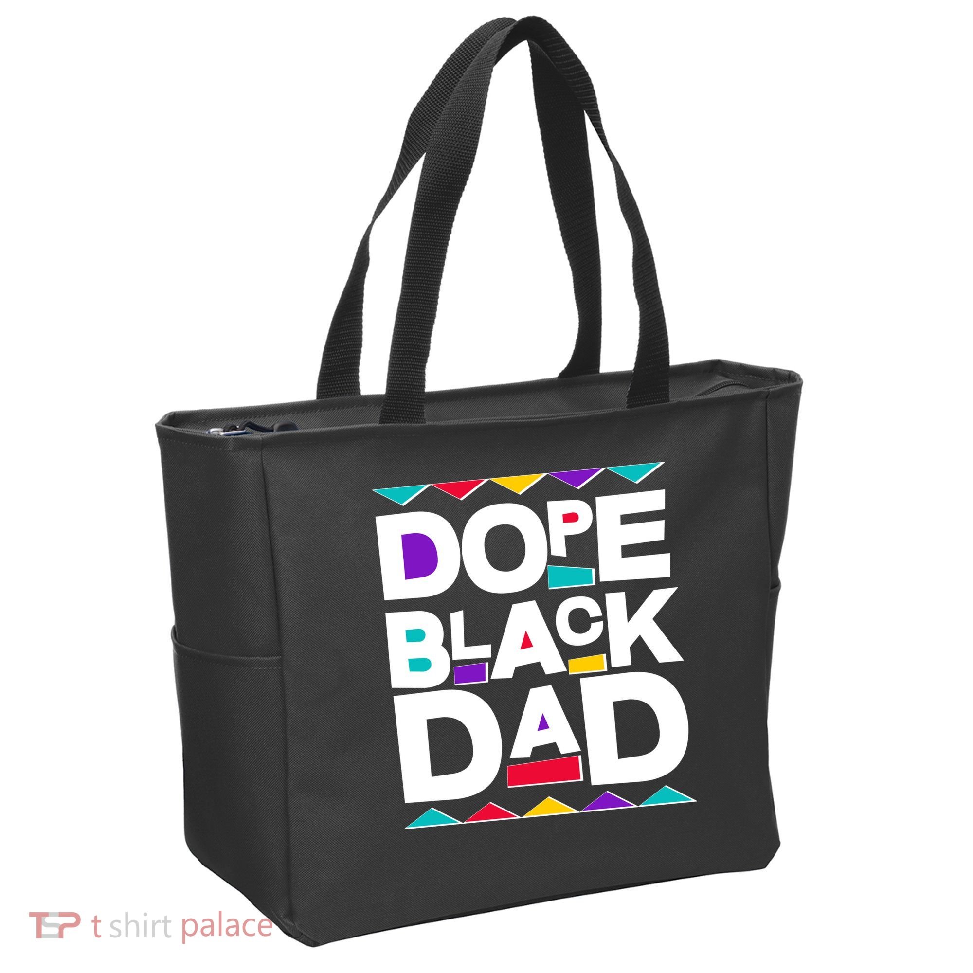 Dope Black Dad Tote Bag