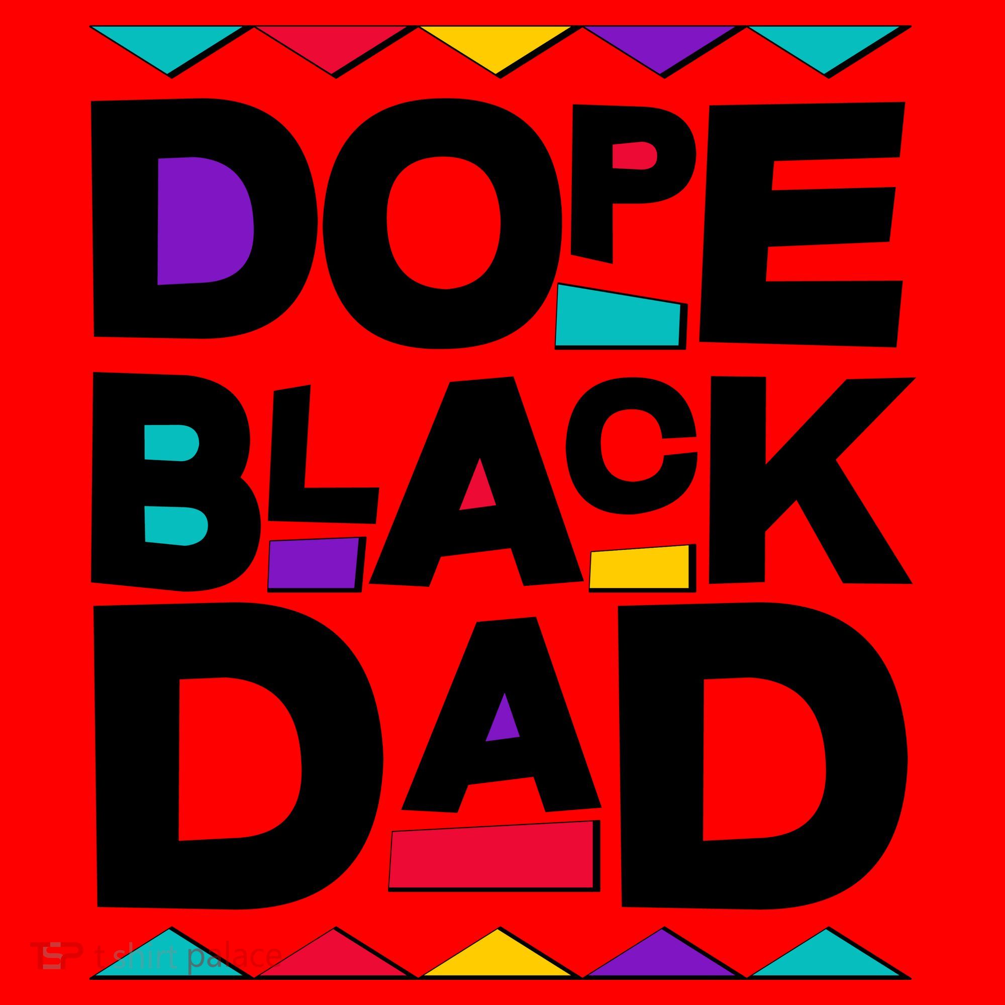 Dope Black Dad Santa Hat