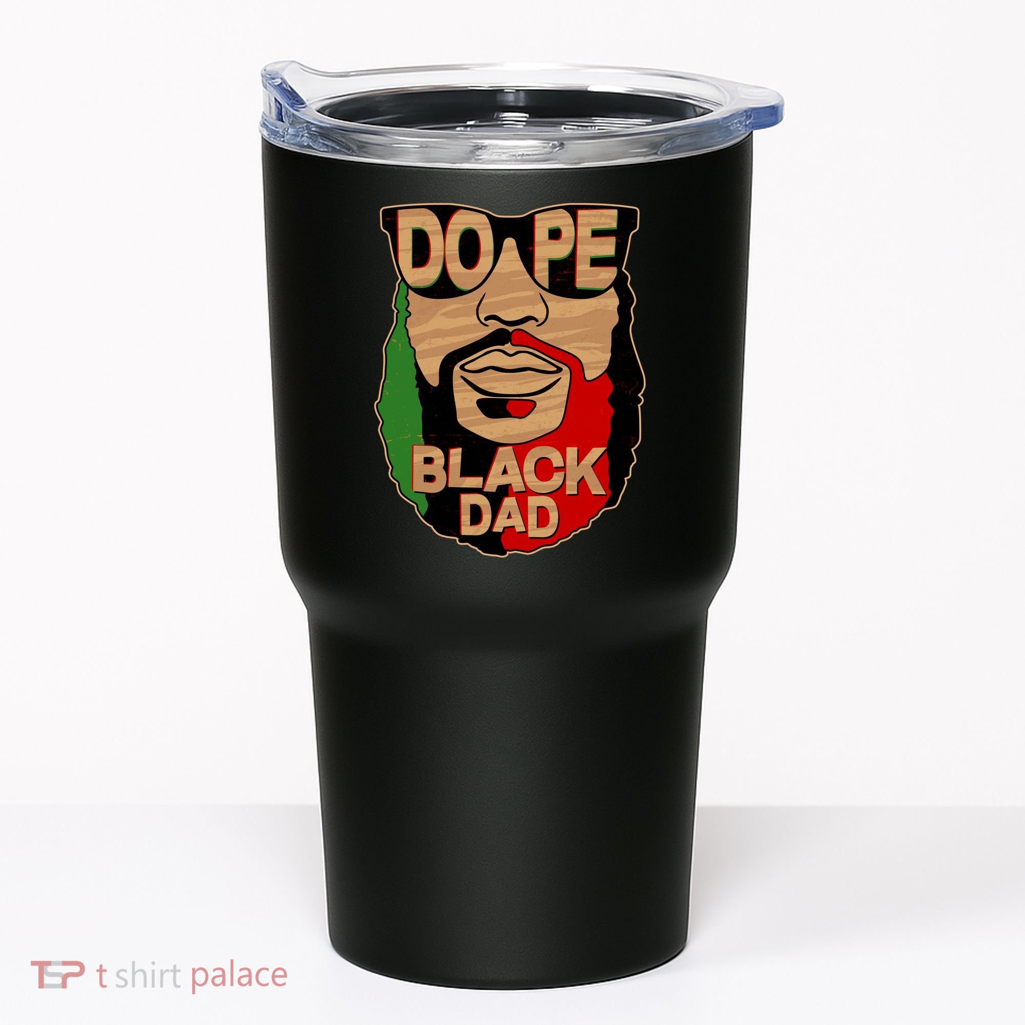 DOPE Black Dad Father's Day Tumbler