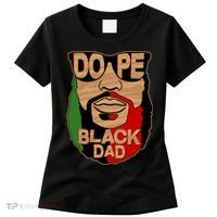 DOPE Black Dad Father's Day Women's T-Shirt thumb 0