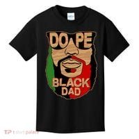 DOPE Black Dad Father's Day Kids T-Shirt thumb 0