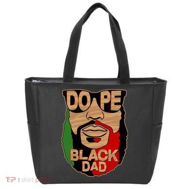 DOPE Black Dad Father's Day Tote Bag