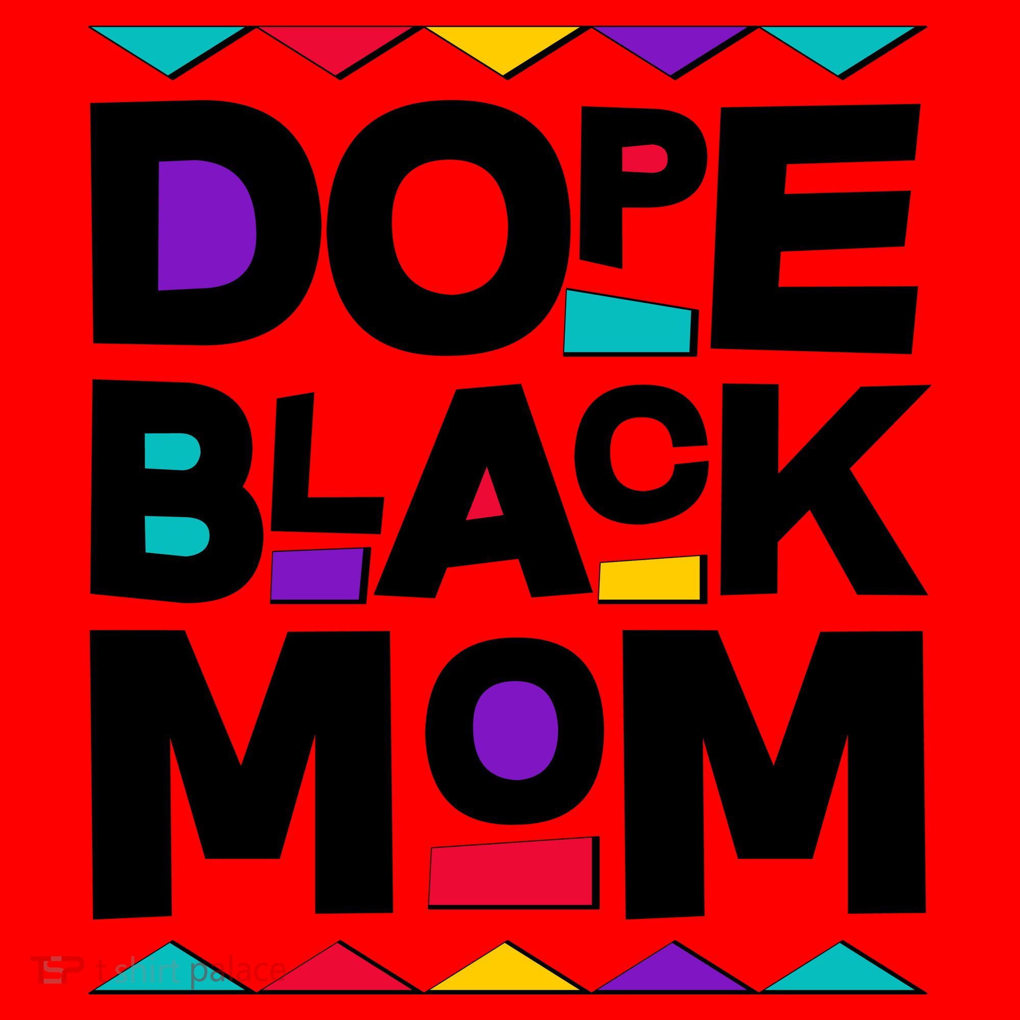 Dope Black Mom Santa Hat