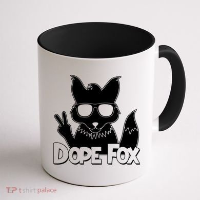 Dope Fox Coffee Mug back