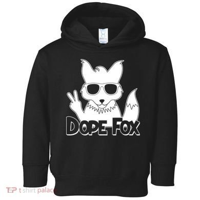 Dope Fox Toddler Hoodie