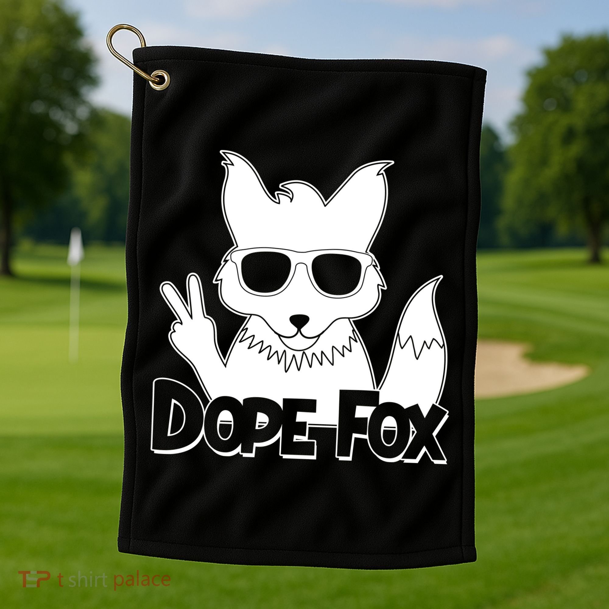 Dope Fox Golf Towel