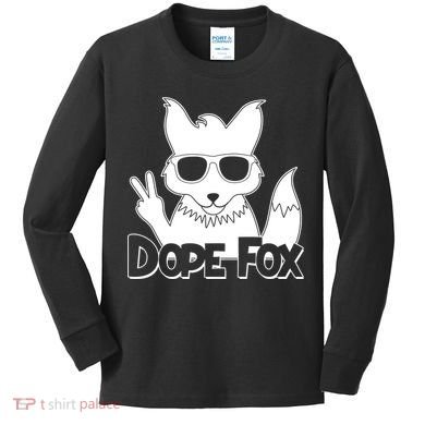 Dope Fox Kids Long Sleeve Shirt