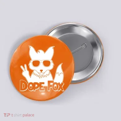 Dope Fox Button