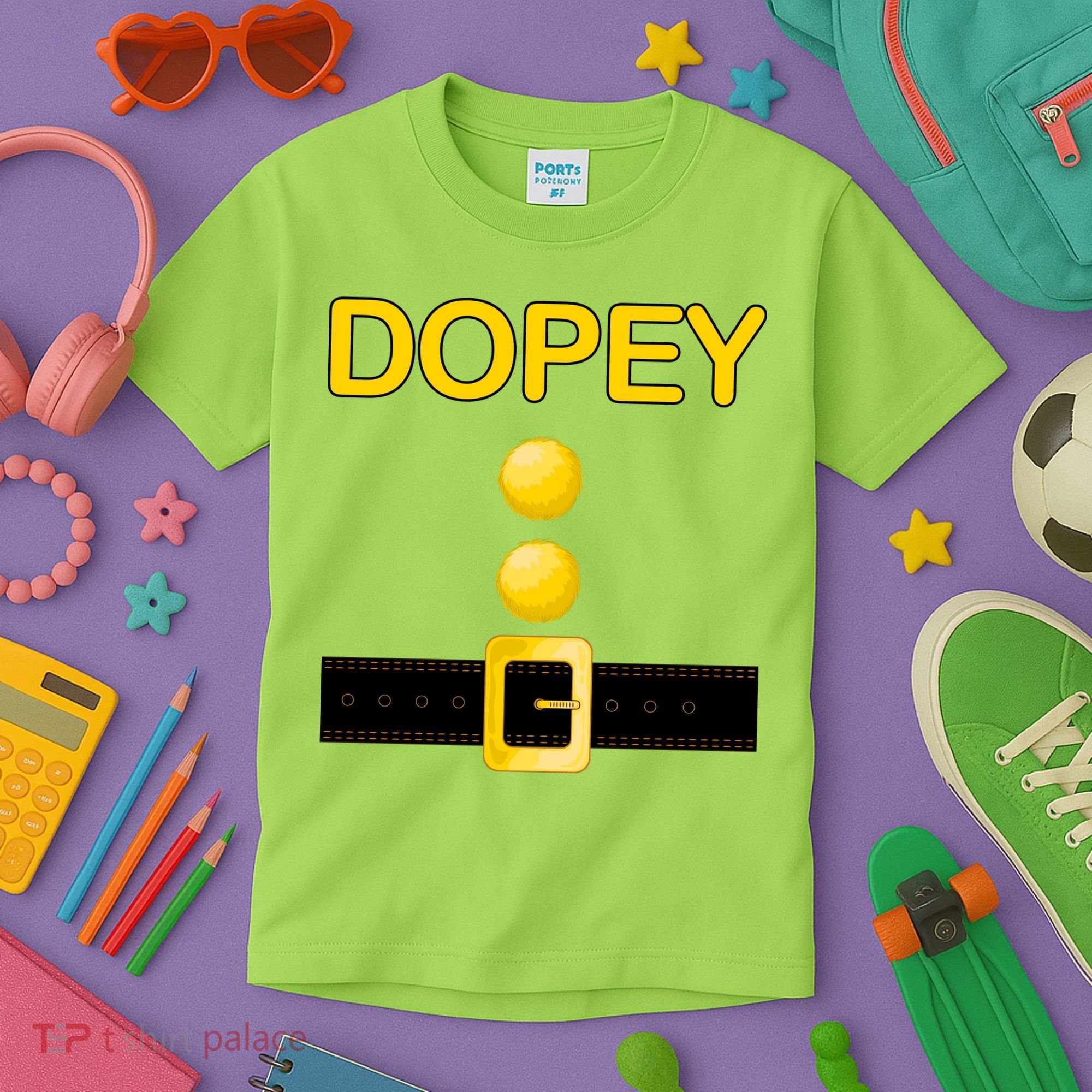 Dopey Dwarf Costume Kids T-Shirt