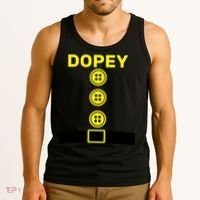 Dopey Dwarf Halloween Costume Tank Top thumb 3