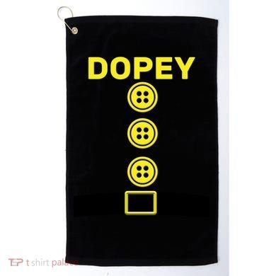 Dopey Dwarf Halloween Costume Golf Towel