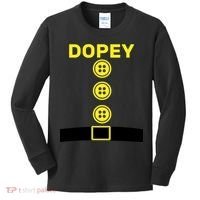 Dopey Dwarf Halloween Costume Kids Long Sleeve Shirt thumb 0