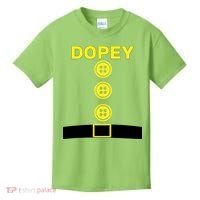 Dopey Dwarf Halloween Costume Kids T-Shirt thumb 0