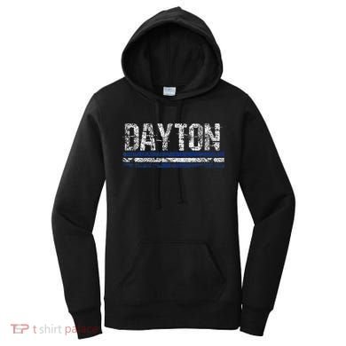 Dayton Ohio Retro Vintage Weathered Throwback Women's Hoodie