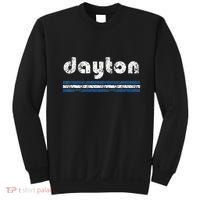 Dayton Ohio Retro Three Stripe Weathered Sweatshirt thumb 0
