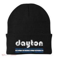 Dayton Ohio Retro Three Stripe Weathered Beanie thumb 0