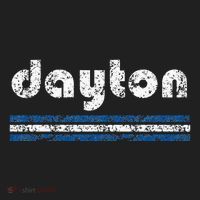 Dayton Ohio Retro Three Stripe Weathered Beanie thumb 2