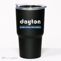 Dayton Ohio Retro Three Stripe Weathered Tumbler thumb 0