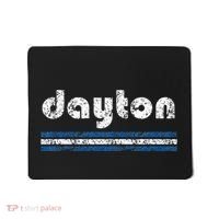 Dayton Ohio Retro Three Stripe Weathered Mousepad thumb 0