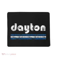 Dayton Ohio Retro Three Stripe Weathered Mousepad thumb 0