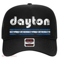 Dayton Ohio Retro Three Stripe Weathered Hat thumb 0
