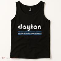 Dayton Ohio Retro Three Stripe Weathered Tank Top thumb 2